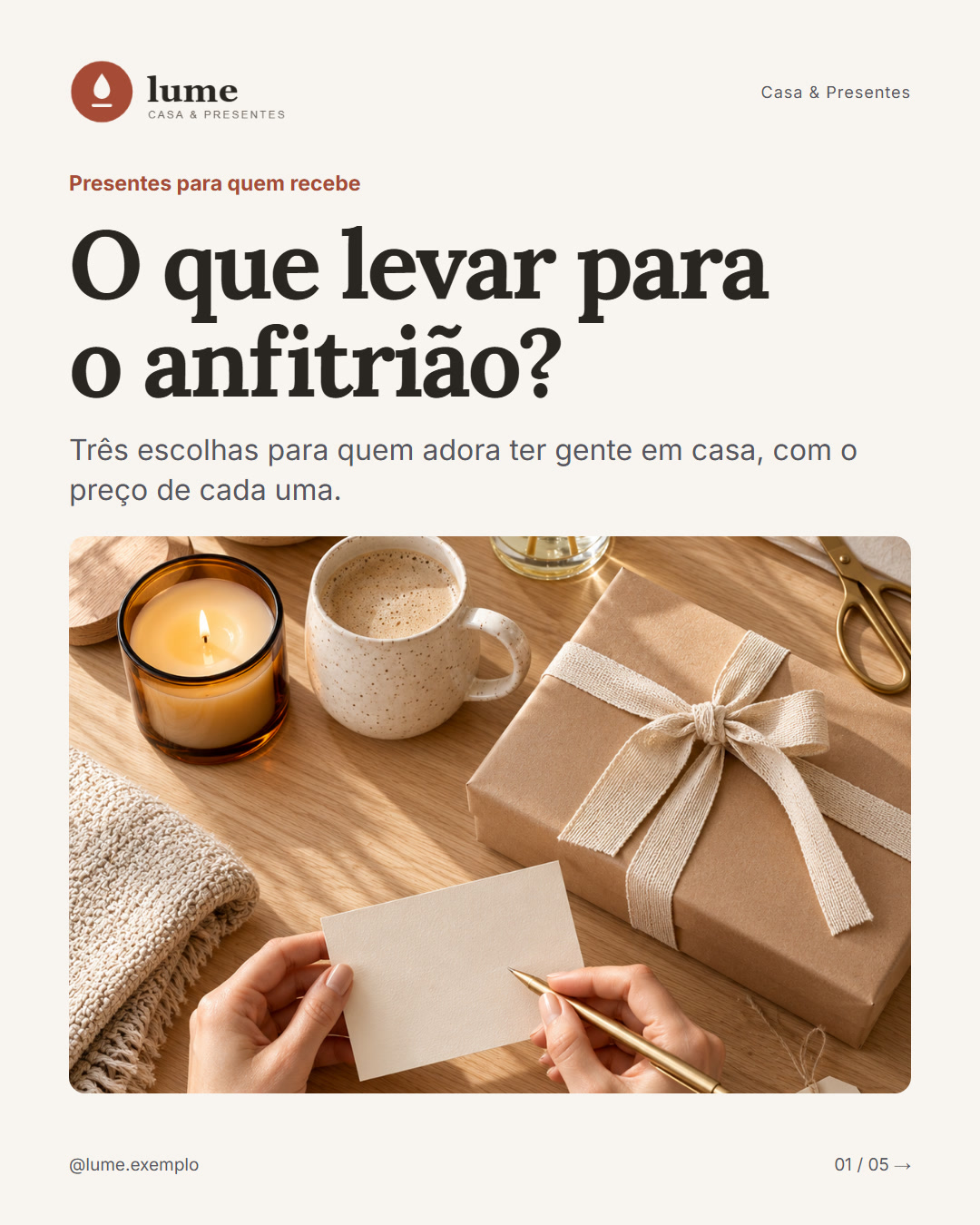 Capa: O que levar para o anfitrião?